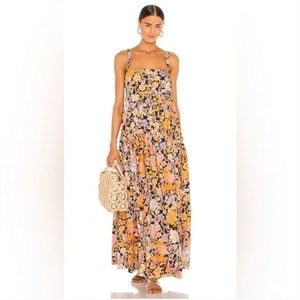 Free People • Maxi Dress (dark combo)